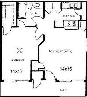 Bedroom Apartments On Boca Raton Apartment Fau Rental Br305 1 Bedroom